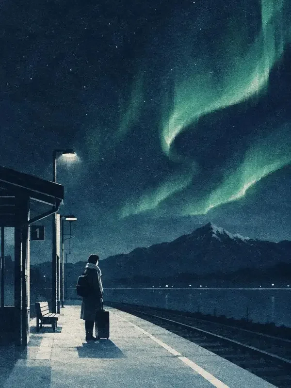 月台尽头 短剧封面，都市微光题材