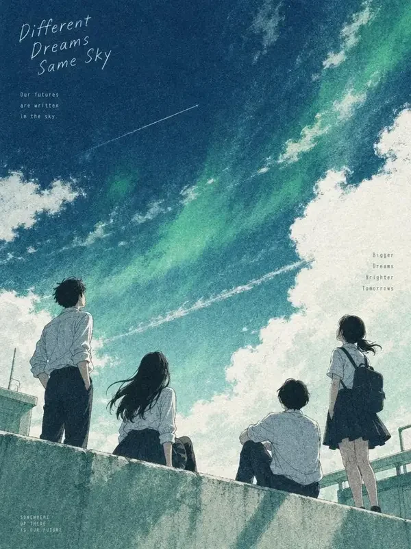 晴空计划 短剧封面，青春纪事题材