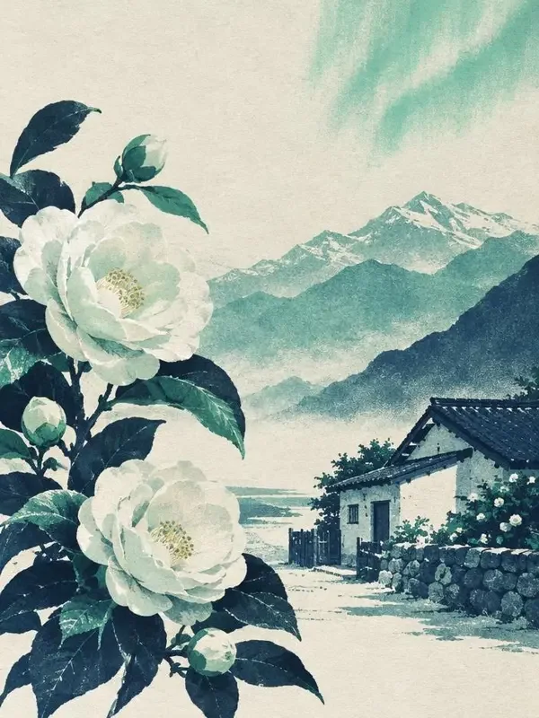 山茶花开时 短剧封面，青春纪事题材