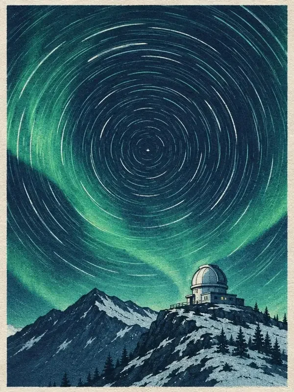 星轨之下 短剧封面，奇幻远行题材
